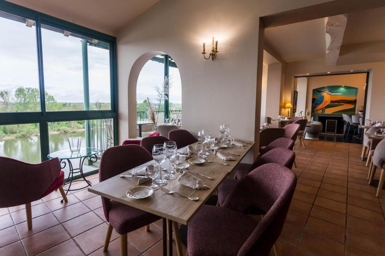 Cote Garonne Le Balcon Des Dames -Hotel Et Restaurant- Tonneins Fauillet Marmande - Vue Panoramique Bord De Garonne Chambres Climatisees Hotel