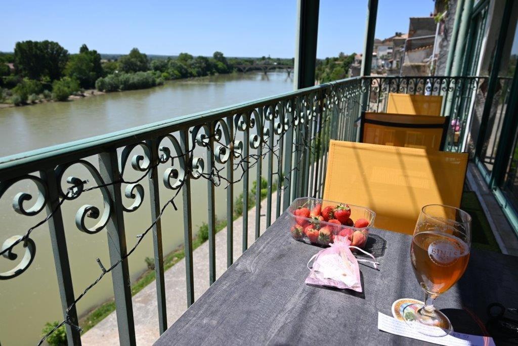 Cote Garonne Le Balcon Des Dames -Hotel Et Restaurant- Tonneins Fauillet Marmande - Vue Panoramique Bord De Garonne Chambres Climatisees